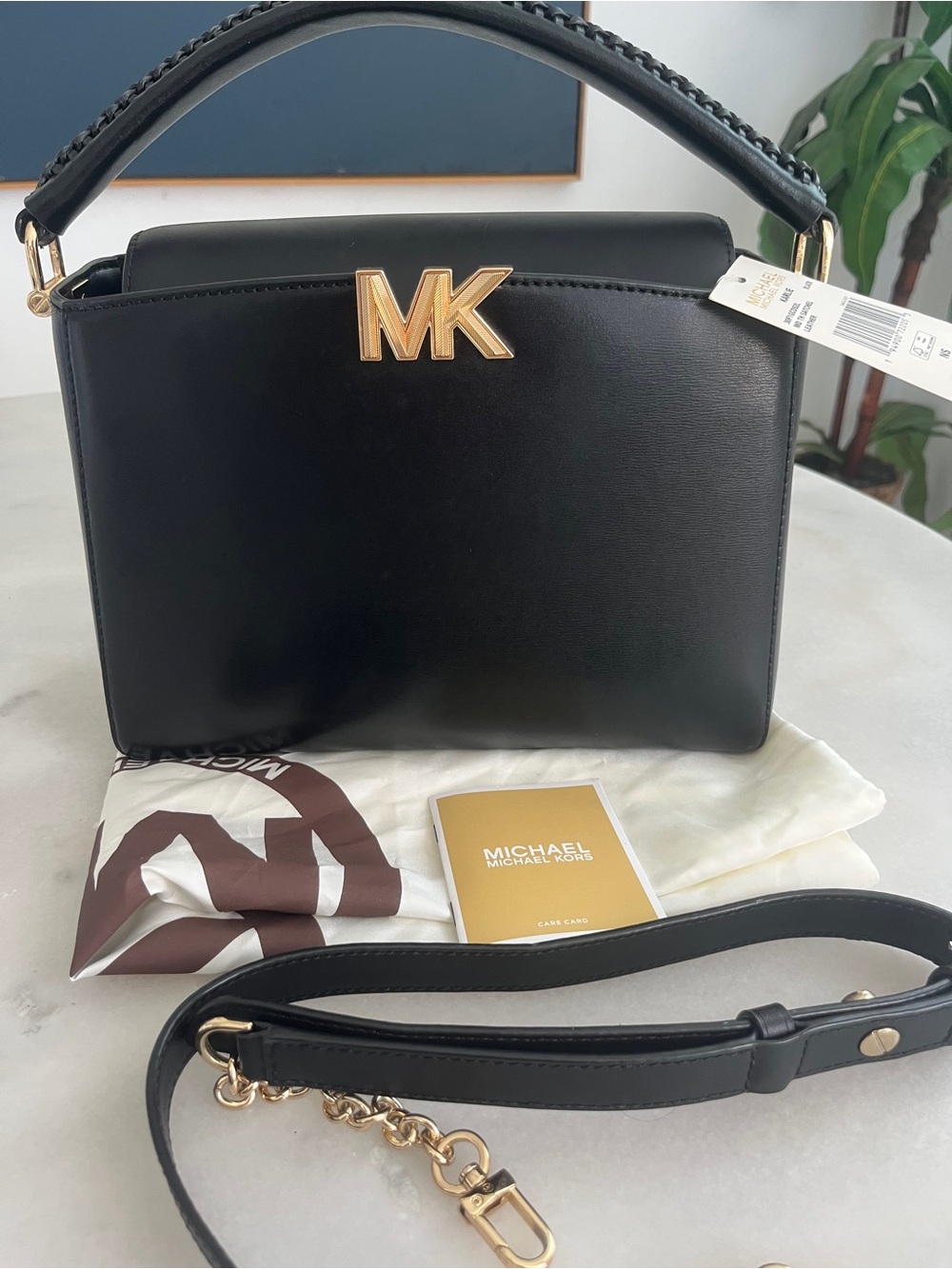 MICHAEL KORS Karlie Medium Satchel Bag New with imperfections Leather MFRP $498